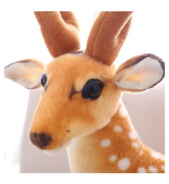 Yk Store Sevimli Gerçek Görünümlü Geyik 45 cm Peluş Oyuncak