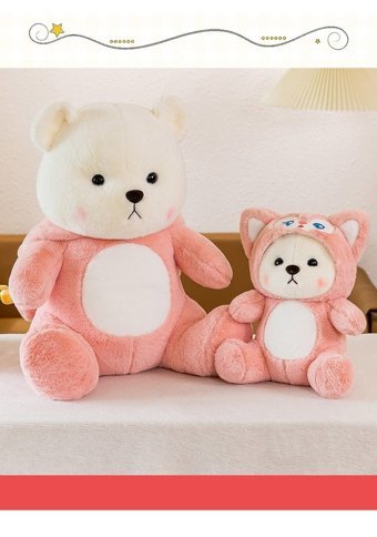 Oloey Dönüştürülmüş Ayı 28 cm Peluş Oyuncak