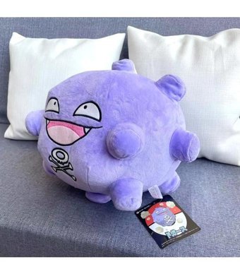 Takara Tomy Koffing Yerli Orjinal Pokemon 35 cm Peluş Oyuncak