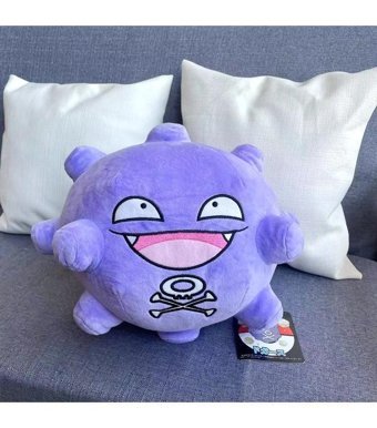 Takara Tomy Koffing Yerli Orjinal Pokemon 35 cm Peluş Oyuncak