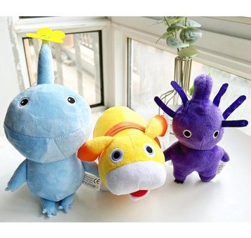 Luckystar Pikmin 4 Mor Peluş Oyuncak