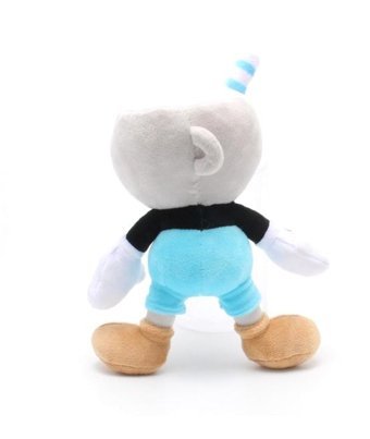 Alibee Cuphead Macera Oyunu Mugman'In Doldurulmuş Bebeği 25 cm Peluş Oyuncak