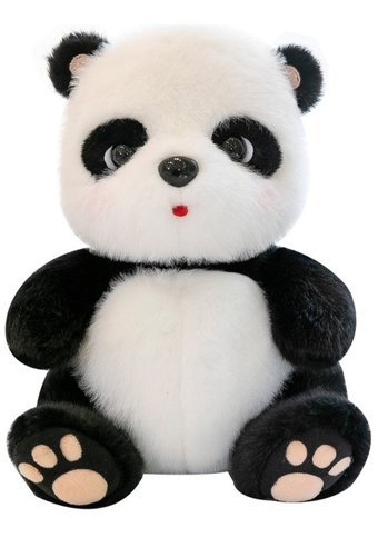 Alibee Ascii Dahe Oturan Dev Panda Bebek 25 cm Peluş Oyuncak