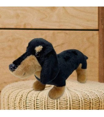 Magideal Suntek Siyah Dachshund Doll Peluş Oyuncak