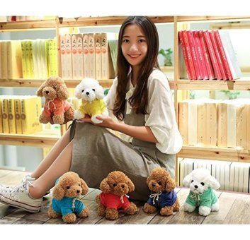 Yucama Siyah Mini Sevimli Köpek Peluş Oyuncak Bebek 20 cm Peluş Oyuncak