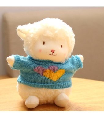 Jzcat Mavi Çocuk Karikatür Küçük Yün Oyuncak Bebek 23 cm Peluş Oyuncak