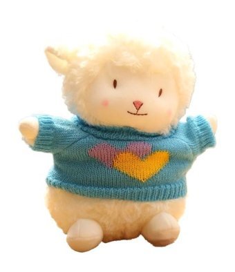 Jzcat Mavi Çocuk Karikatür Küçük Yün Oyuncak Bebek 23 cm Peluş Oyuncak