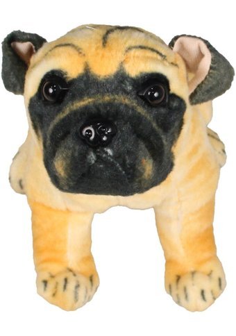 Toyaş Havlayan Pug Köpek 25 cm Peluş Oyuncak