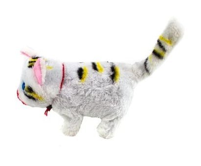 Mixoyuncak Kedi Sesli Hareketli Oyuncak Sevimli Kedi 17 cm Peluş Oyuncak
