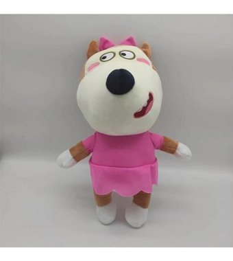 Alibee Wolfoo Ailesi Teddy Toys Yumuşak Karikatür Teddy Doll 30 cm Peluş Oyuncak