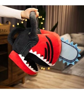 Alibee Karikatür Çizim Bebek Anime Felip Testere Köpeği 25 cm Peluş Oyuncak
