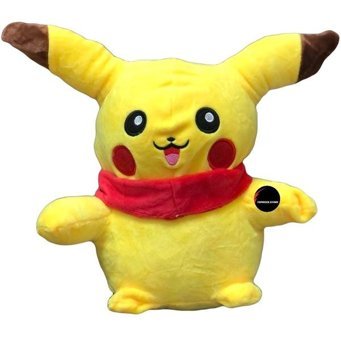 Toprockstore Pokemon Go Pikachu Uyku Arkadaşı Fularlı Peluş Oyuncak