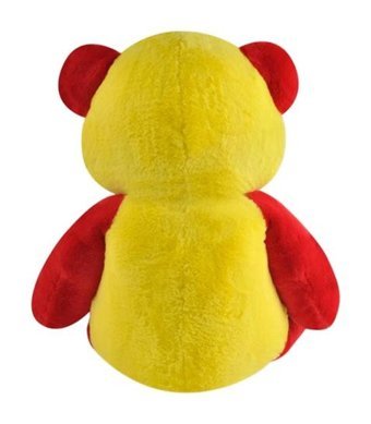 Selay Oyuncak Sarı Kırmızı Salaş Taraftar Ayı Oyuncak 65 cm Peluş Oyuncak
