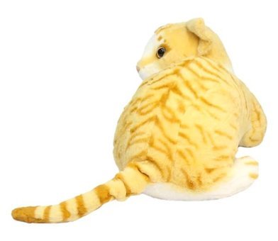 Toyaş Miyavlayan Sesli Sarı Tekir Kedi 30 cm Peluş Oyuncak