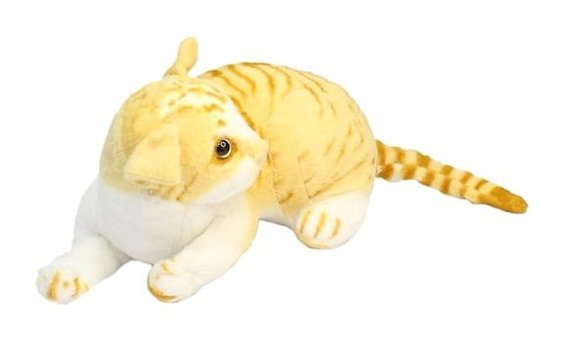 Toyaş Miyavlayan Sesli Sarı Tekir Kedi 30 cm Peluş Oyuncak