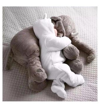 Yk Store Gri Uyku Arkadaşım Yumuşak Fil Büyük Boy 60 cm Peluş Oyuncak