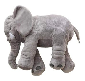 Yk Store Gri Uyku Arkadaşım Yumuşak Fil Büyük Boy 60 cm Peluş Oyuncak