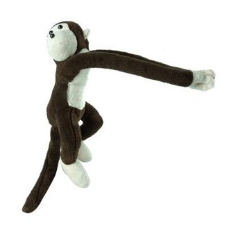 Erzi Peluş Maymun Sevimli Sarılan Maymun Koyu Kahverengi 50 cm Peluş Oyuncak