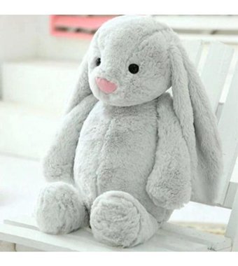 Sole Beyaz Uzun Kulak Uyku Arkadaşım Bunny Peluş Oyuncak 65 cm