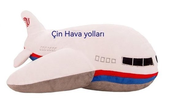 Luckystar Uçak Modeli Beyaz Peluş Oyuncak