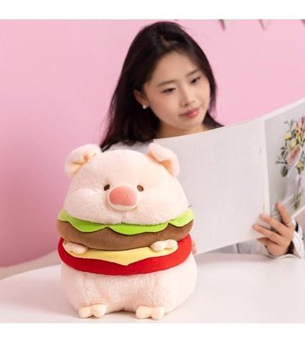 Magideal Suntek Hamburger Peluş Oyuncak