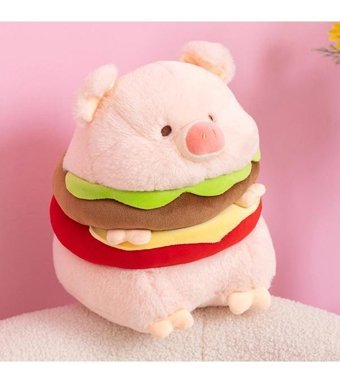 Magideal Suntek Hamburger Peluş Oyuncak