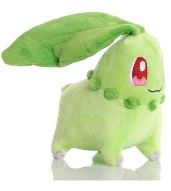 Takara Tomy Chikorita Orjinal Pokemon 20 cm Peluş Oyuncak
