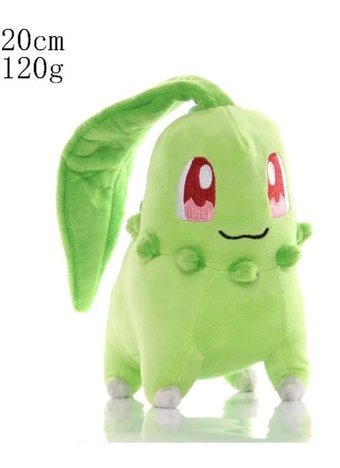 Takara Tomy Chikorita Orjinal Pokemon 20 cm Peluş Oyuncak