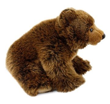 Animals Of The World Kahverengi Boz Ayı 33 cm Peluş Oyuncak