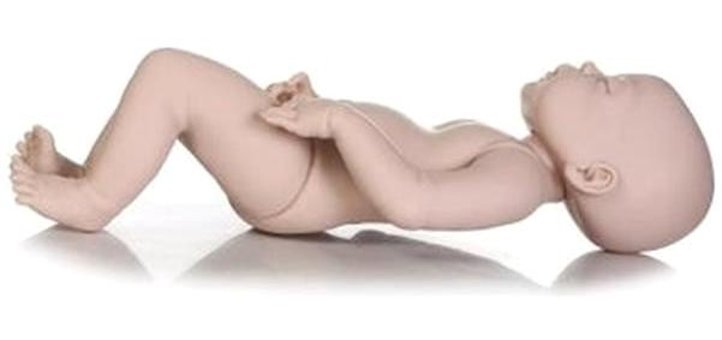 Alibee Reborn Bebek Kiti Dockba Tam Vücut Anatomik 55 cm Peluş Oyuncak
