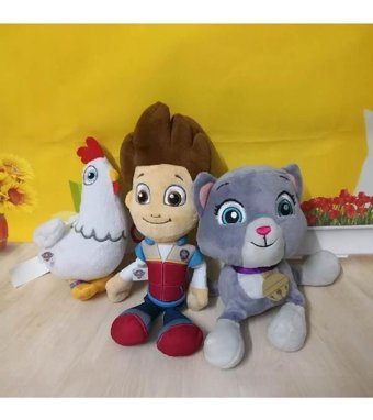 Alibee Köpek Devriyesi Doldurulmuş 3 Peluş Oyuncak