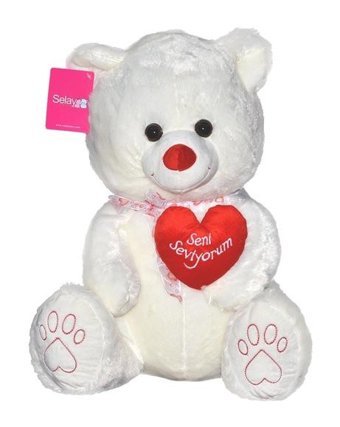 Selay Oyuncak Ecru Selay. Yumoş Ayı 50 cm Peluş Oyuncak