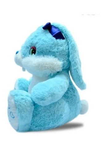 Halley Oyuncak Sakallı Tavşan Peluş Oyuncak Mavi 45 cm Peluş Oyuncak