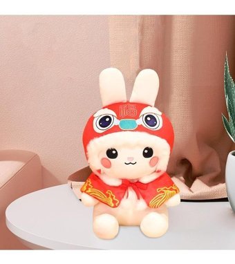 Magideal Suntek Çin Yeni Yılı Için Tavşan Peluş Oyuncaklar