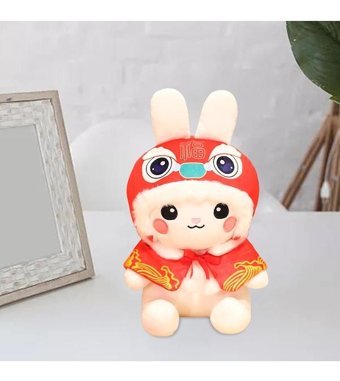 Magideal Suntek Çin Yeni Yılı Için Tavşan Peluş Oyuncaklar