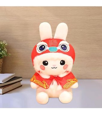 Magideal Suntek Çin Yeni Yılı Için Tavşan Peluş Oyuncaklar