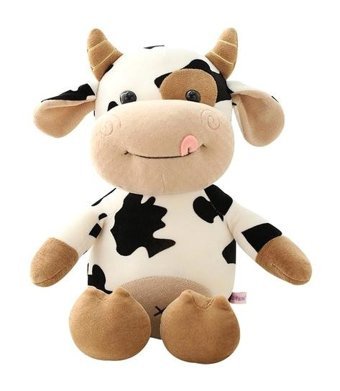 Jzcat Sarı Sevimli İnek 30 cm Peluş Oyuncak