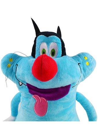Alibee Sinley Oggy Ve Hamamböceği Şişman Kedi Oggy 38 cm Peluş Oyuncak