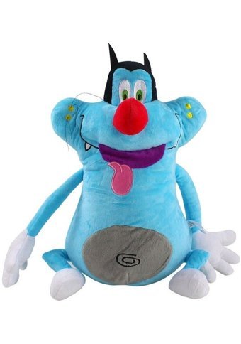 Alibee Sinley Oggy Ve Hamamböceği Şişman Kedi Oggy 38 cm Peluş Oyuncak