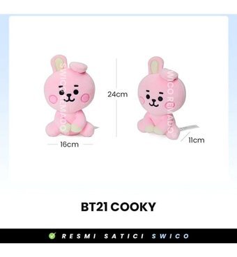 Alibee Swico Remado Bt 21 Cooky Sevimli Karikatür Peluş Oyuncak