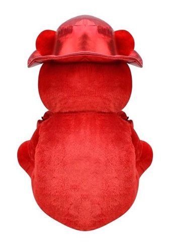 Selay Kırmızı Şapkalı Ayı Oyuncak 45 cm Peluş Oyuncak