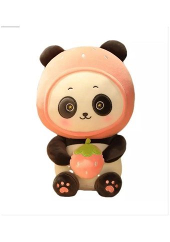 Alibee Qiulin Panda Pembe Kahverengi Peluş Oyuncak