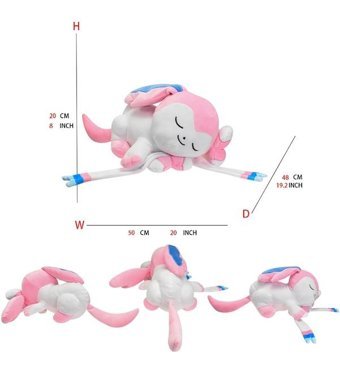 Alibee Pokémon Karikatür Doldurulmuş Sylveon Peluş Oyuncak