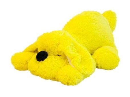 Bambi Yumoş Yatan Köpek Soft Sarı 50 cm Peluş Oyuncak