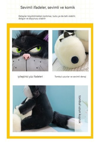 Carrier Taşıyıcı Lucifer Kedi Bebek Kraliçe Yatak Uyku 30 cm Peluş Oyuncak