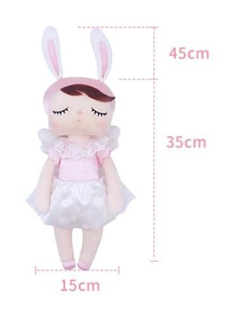Magideal Metoo Angela Doll Yumuşak Pembe Peluş Oyuncak