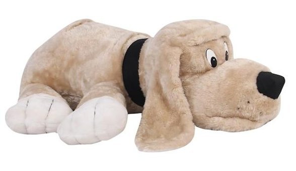 Bambi Tasmalı Köpek Krem 60 cm Peluş Oyuncak