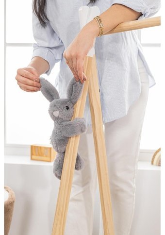 Wellgro Sarılan & Kucaklayan Tavşan Gri Peluş Oyuncak