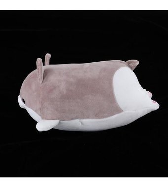 Magideal Gri Çocuklar Için Shiba Inu Yumuşak Peluş Oyuncak