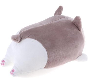 Magideal Gri Çocuklar Için Shiba Inu Yumuşak Peluş Oyuncak